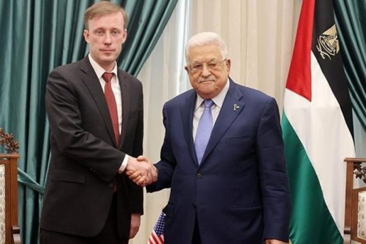 Jake Sullivan, Filistin Devlet Başkanı Abbas ile g&ouml;r&uuml;şt&uuml;