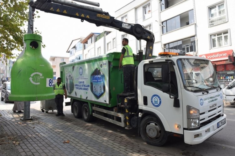 Bursa'da 52 bin 300 kilogram atık cam yeniden &uuml;retime kazandırıldı