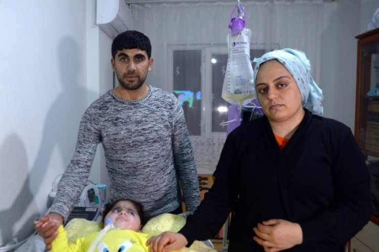 Bursalı SMA hastası Havvanur'un annesi: Evladımın sesini duyuramıyoruz