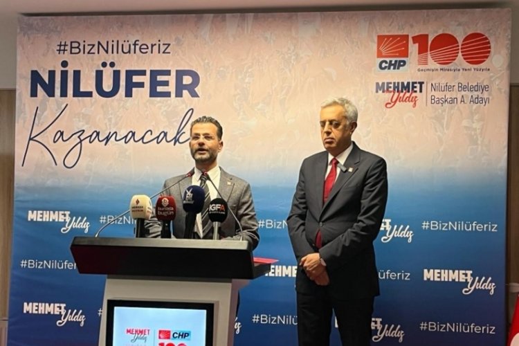 Mehmet Yıldız, CHP Nil&uuml;fer Belediye Başkanlığına aday adaylığını a&ccedil;ıkladı