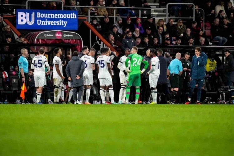Bournemouth-Luton Town ma&ccedil;ı yarıda kaldı!