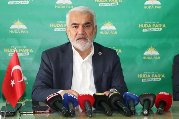 H&Uuml;DA PAR Genel Başkanı Yapıcıoğlu, Bursa'da partisinin il kongresinde konuştu!