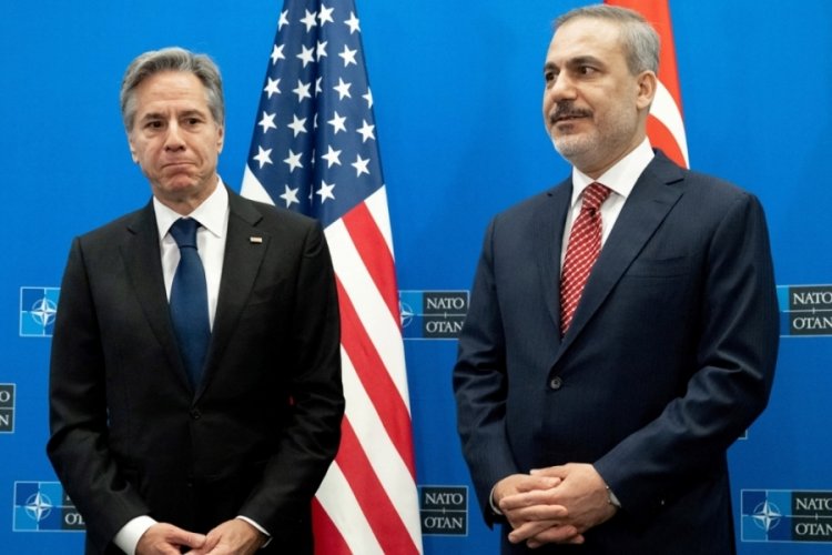 Dışişleri Bakanı Fidan, ABD'li mevkidaşı Blinken ile g&ouml;r&uuml;şt&uuml;