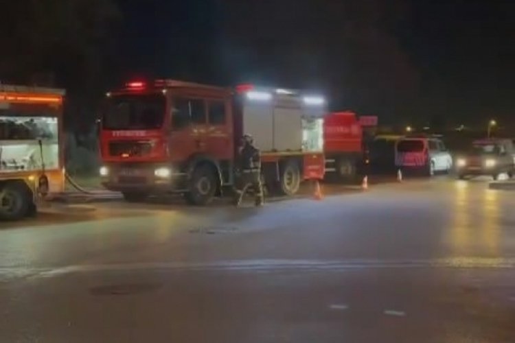 Bursa'da &ccedil;iftlikte &ccedil;ıkan yangın korku dolu anlar yaşattı!