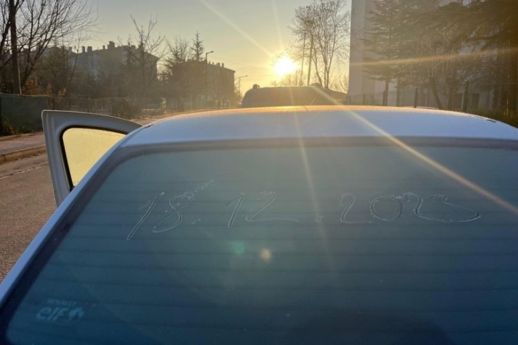 Eskişehir'de kırağı etkili oldu