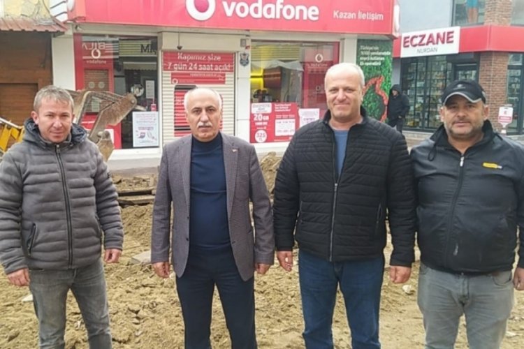 Bursa'da Yenişehir Belediyesi hal i&ccedil;ine &ccedil;alışmaları yapmak &uuml;zere ilk kazmayı vurdu