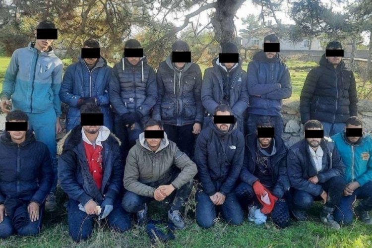 Kırklareli'nde 32 ka&ccedil;ak g&ouml;&ccedil;men yakalandı
