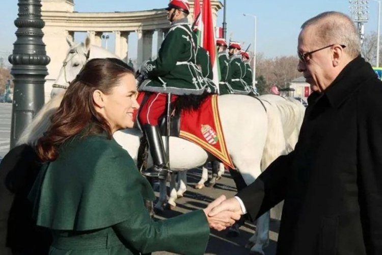 Cumhurbaşkanı Erdoğan, Macaristan Cumhurbaşkanı Novak'la g&ouml;r&uuml;şt&uuml;