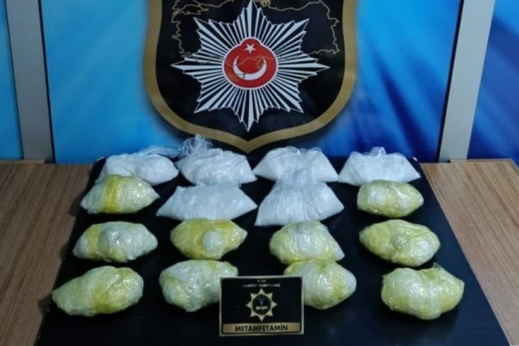 Siirt'te 8,5 kilo metamfetamin ele ge&ccedil;irildi