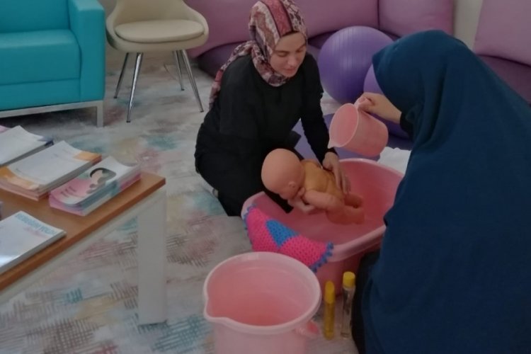 Bursa Orhangazi'de anne adaylarına &ouml;zel eğitim