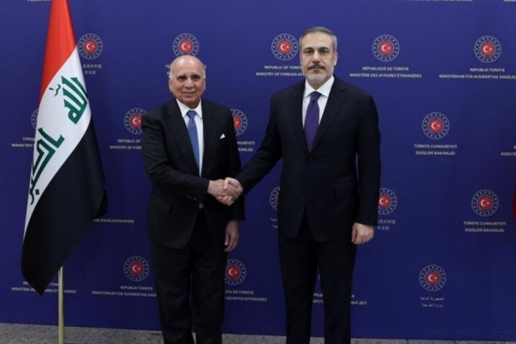 Hakan Fidan, Irak Dışişleri Bakanı ile bir araya geldi
