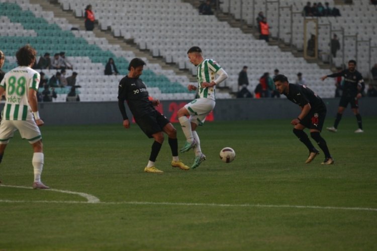 Bursaspor gergin ma&ccedil;ta mağlup