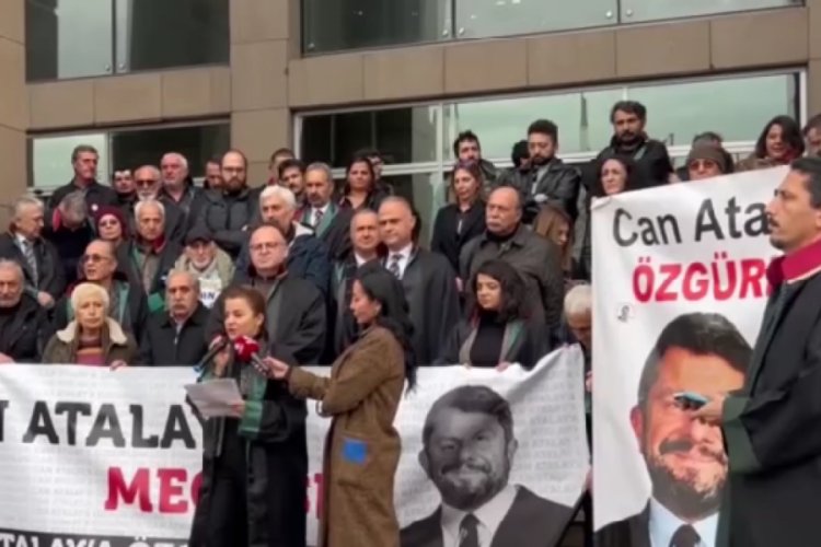 &Ccedil;ağlayan Adliyesi &ouml;n&uuml;nde 'Can Atalay' a&ccedil;ıklaması!