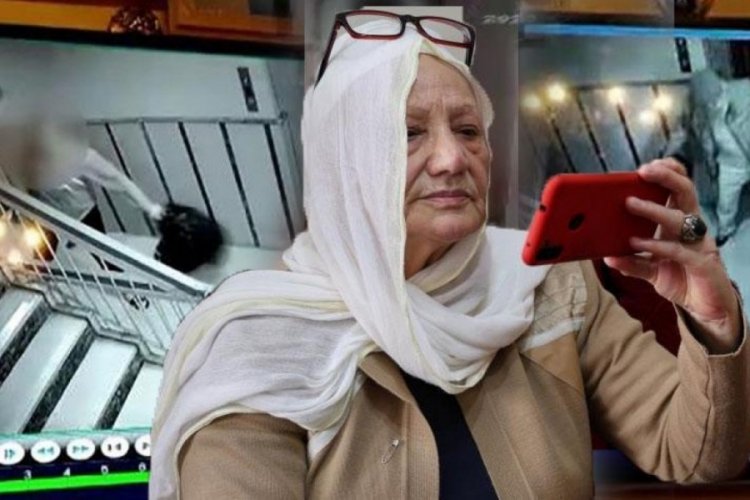 Kapısına &ccedil;&ouml;p atıp, elinde bı&ccedil;akla tehdit etti