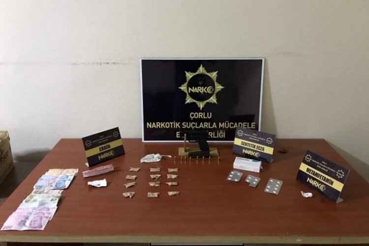 Tekirdağ'da uyuşturucu operasyonu