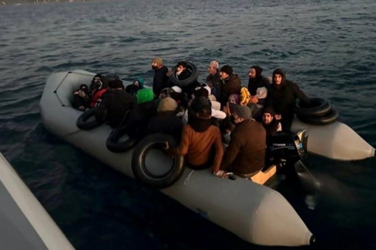 &Ccedil;anakkale a&ccedil;ıklarında 116 ka&ccedil;ak g&ouml;&ccedil;men yakalandı