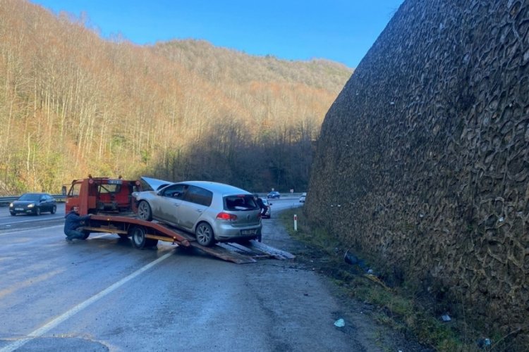 Zonguldak'ta trafik kazası: 2 yaralı