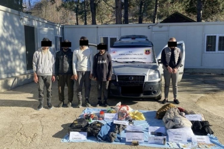 Kırklareli'nde 48 ka&ccedil;ak g&ouml;&ccedil;men yakalandı