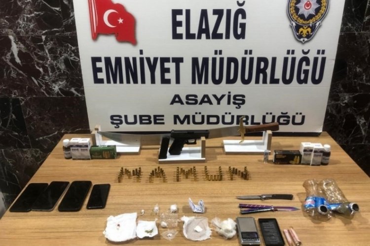 Elazığ'da mamun operasyonunda 8 ş&uuml;pheli g&ouml;zaltına alındı