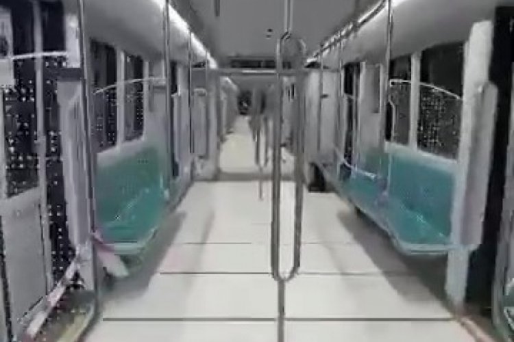Gebze-Darıca Metrosunun test s&uuml;r&uuml;ş&uuml; yapıldı
