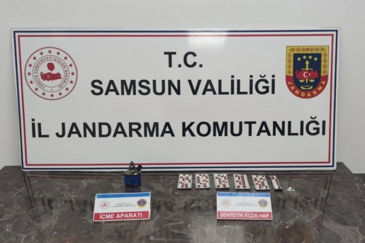 Samsun'da jandarmadan uyuşturucu baskını