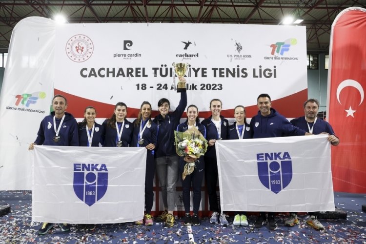 Cacharel T&uuml;rkiye Tenis Ligi kadınlar şampiyonu ENKA oldu