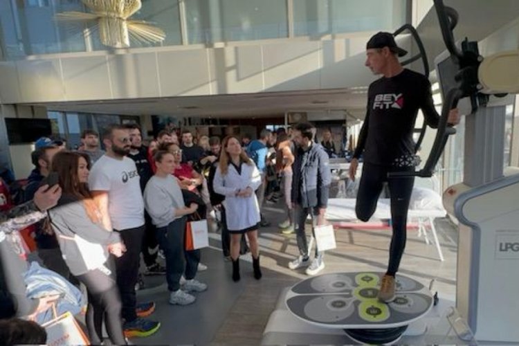 Dağyenice Kış Koşusu'na katılacak sporcular performans ve dayanıklılık testlerinden ge&ccedil;ti