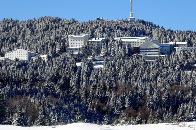 Uludağ'a kar yağdı, Orman Evleri'ne ilgi arttı