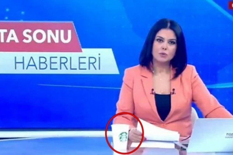Starbucks fincanı ile haber sunan sunucu ve y&ouml;netmen işten kovuldu