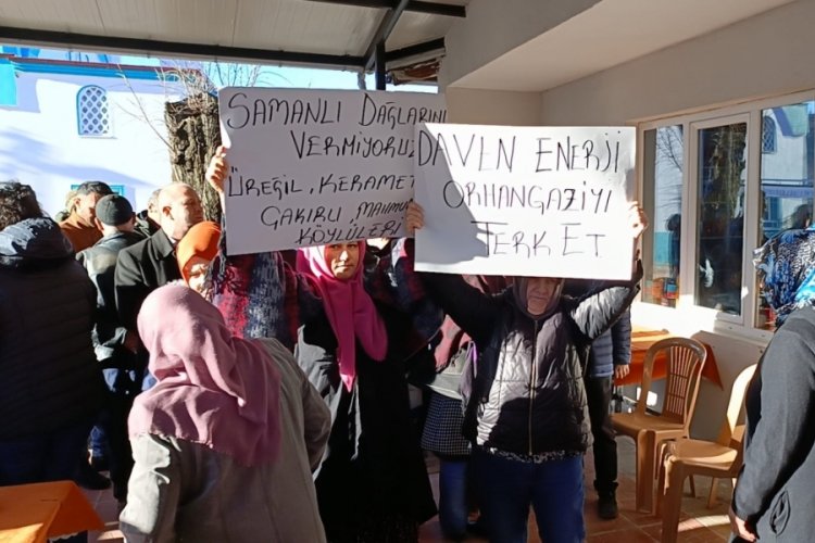 Bursa'da r&uuml;zgar enerji santrallerine ortak tepki!