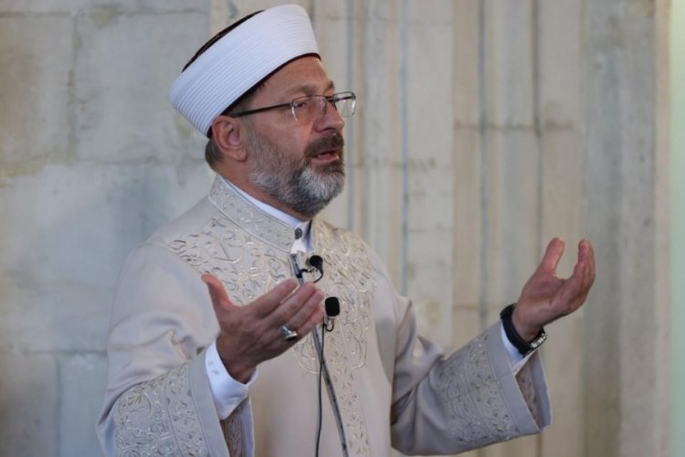 Ali Erbaş "Hayata K&ouml;pr&uuml; Sanat" projesi etkinliğine katıldı