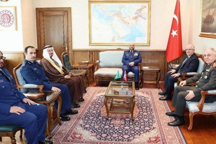 Bakan G&uuml;ler, Suudi Arabistan Genelkurmay Başkanı ile g&ouml;r&uuml;şt&uuml;!