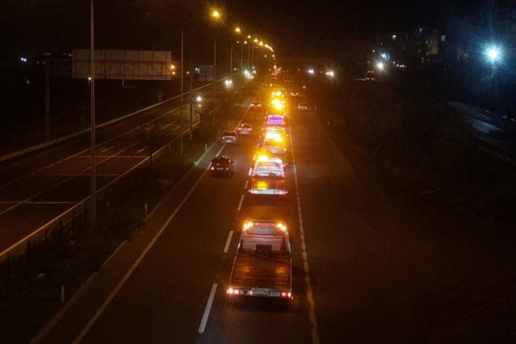 Tekirdağ'da ter&ouml;re lanet konvoyu