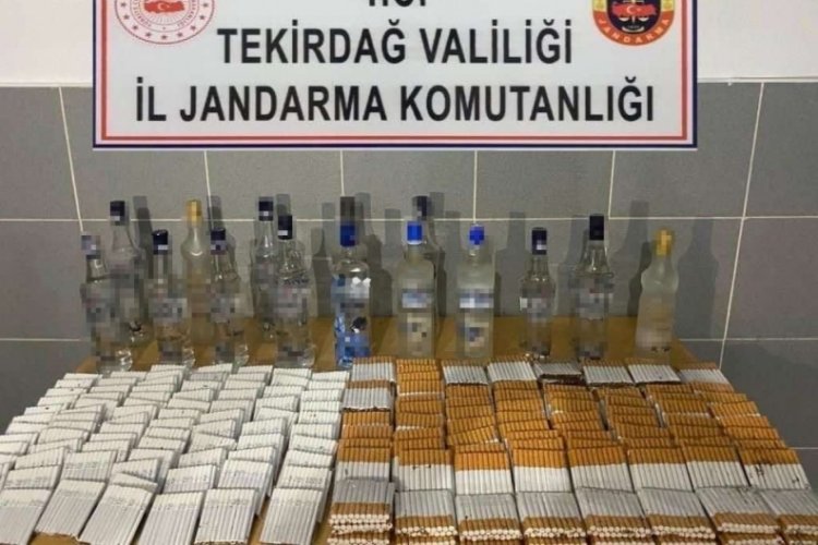 Tekirdağ'da 1 ton 200 litre sahte alkol ele ge&ccedil;irildi