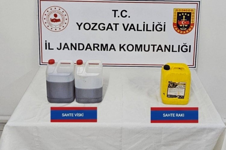 Yozgat'ta sahte i&ccedil;ki operasyonu: 1 g&ouml;zaltı