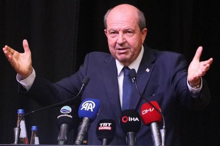 KKTC Cumhurbaşkanı Tatar: T&uuml;rkiye Kıbrıs'tan vazge&ccedil;mez