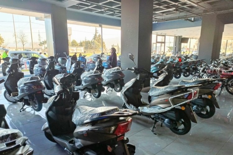 Bursa'da motosiklet satışları 2023 yılında da zirvede
