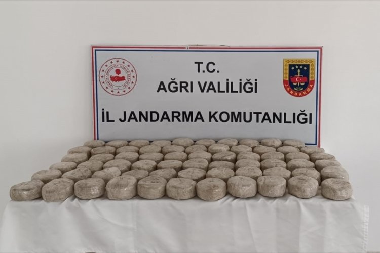 Ağrı kırsalında 33 kilo 621 gram eroin bulundu