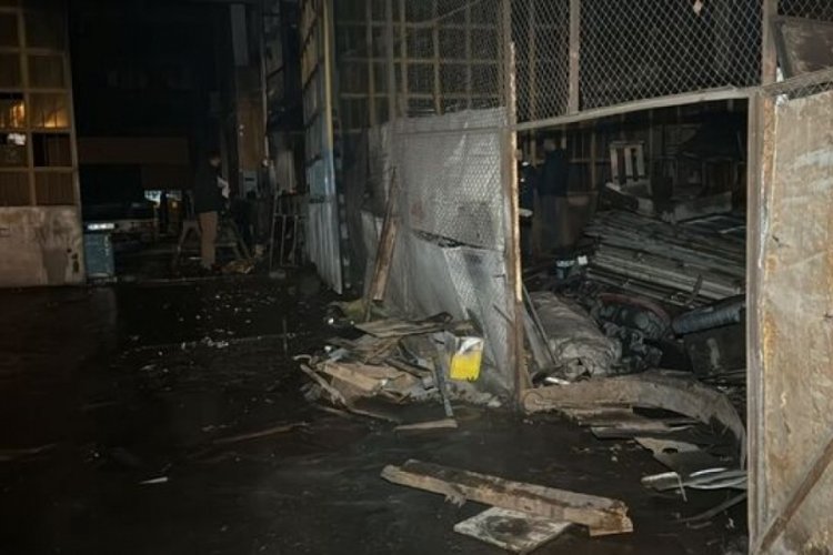 Karab&uuml;k'te iş yerinde &ccedil;ıkan yangın s&ouml;nd&uuml;r&uuml;ld&uuml;