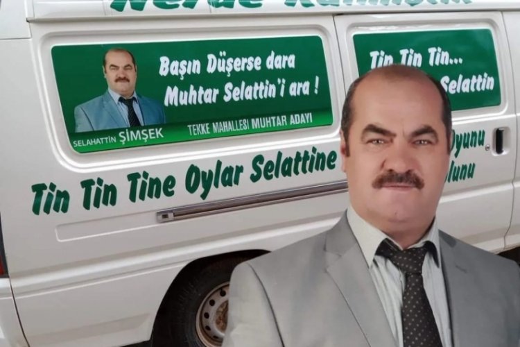 Bursa'da tin tin Selahattin yeniden muhtar adayı
