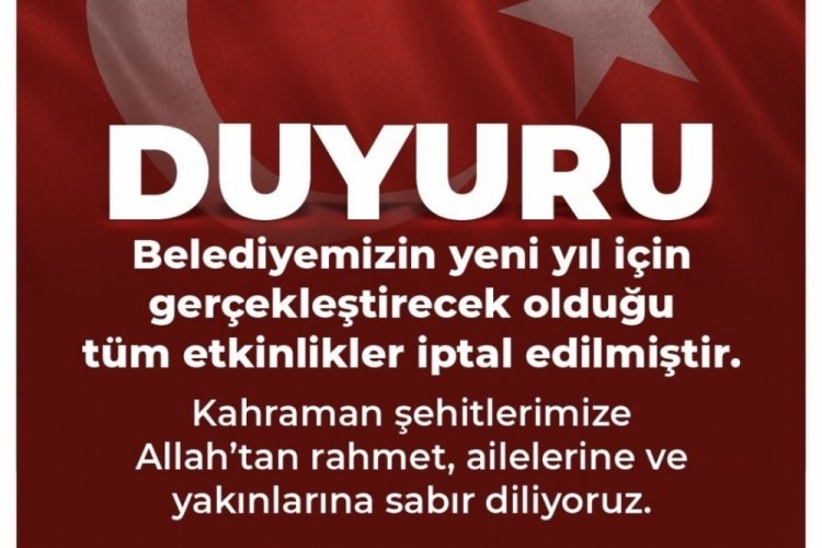 Kuşadası Belediyesi t&uuml;m yılbaşı etkinliklerini iptal etti