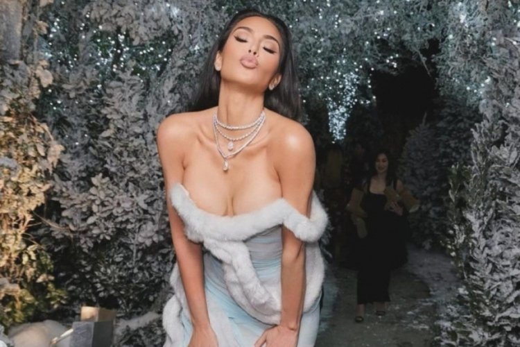 Kim Kardashian'ın noel tarzı