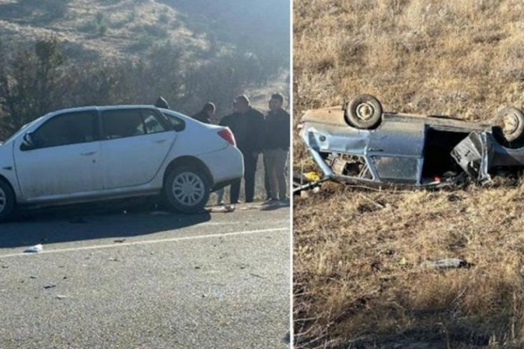 Burdur'da 3 otomobil &ccedil;arpıştı! 1 &ouml;l&uuml;, 5 yaralı