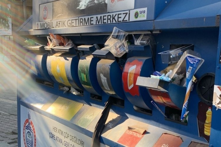 Bursa'da mobil atık getirme merkezleri amacına uygun kullanılmıyor