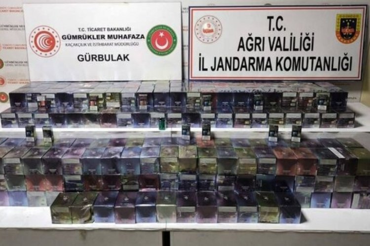 Ağrı'da sigara ka&ccedil;ak&ccedil;ılığı operasyonu: 3 g&ouml;zaltı