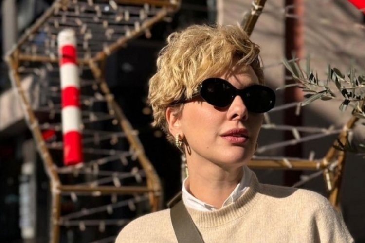 Berg&uuml;zar Korel yeni imajıyla poz verip i&ccedil;ini d&ouml;kt&uuml;