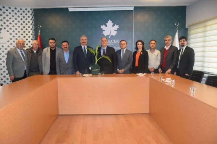 CHP Bursa'dan Gelecek Bursa'ya ziyaret! Ne konuştular?