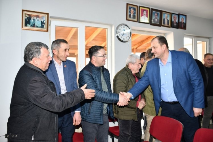 İznik Belediye Başkanı Usta muhtarlarla buluştu