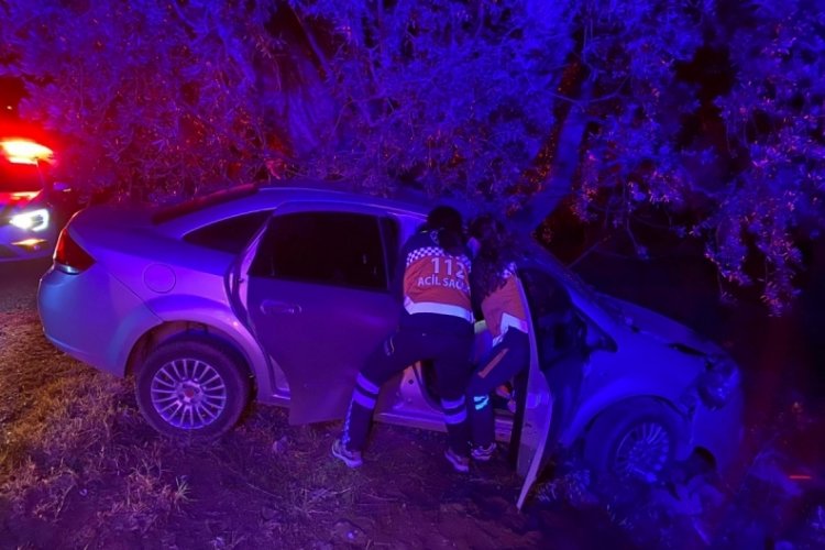 Bursa'da yeni yılın ilk trafik kazası! 1 yaralı
