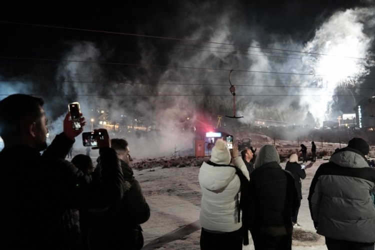 Uludağ'da yeni yıl kutlaması istenen coşkuya ulaşamadı!
